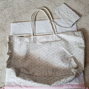 Goyard Saint Louis GM White